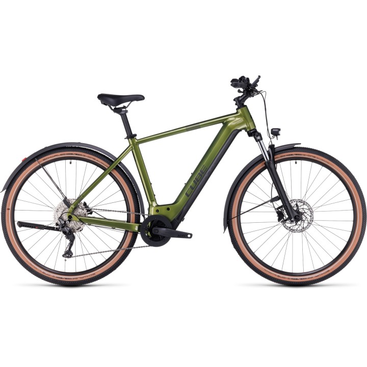 CUBE NURIDE HYBRID PRO 750 ALLROAD SHINYMOSS 2023| Accessoires et équipeme...