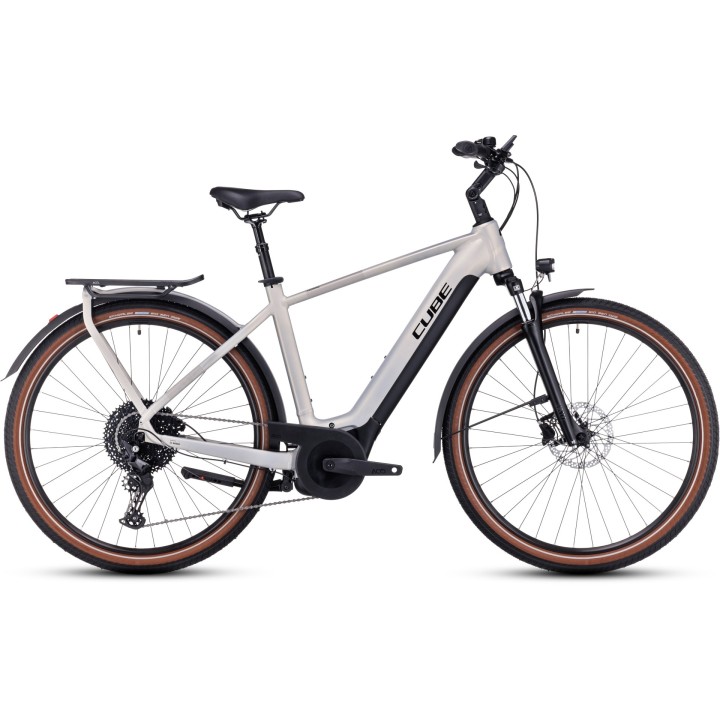 CUBE TOURING HYBRID PRO 625 PEARLYSILVER'N'BLACK 2023| Accessoires et équipeme...
