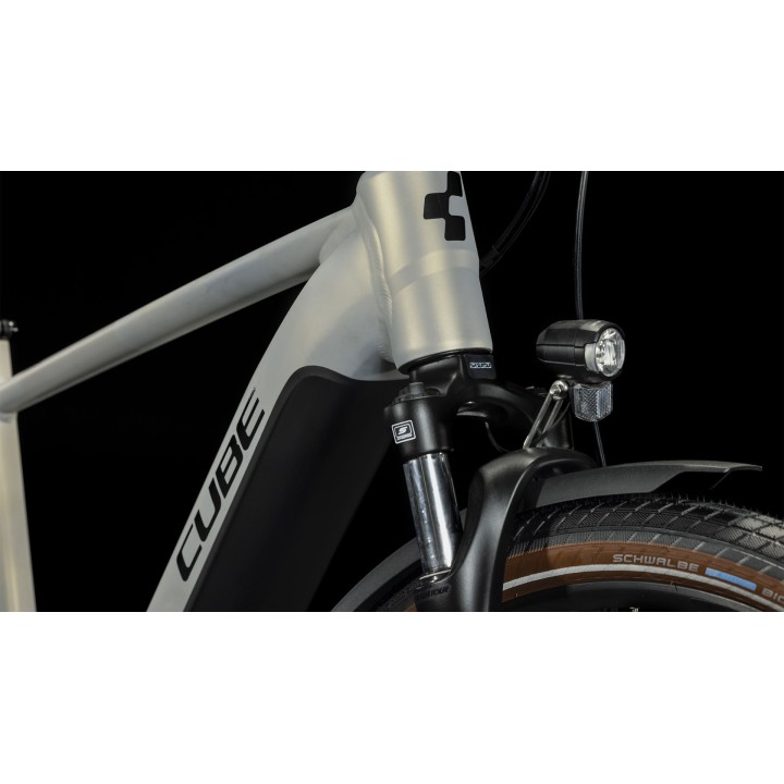 CUBE TOURING HYBRID PRO 500 PEARLYSILVER'N'BLACK 2023| Accessoires et équipeme...