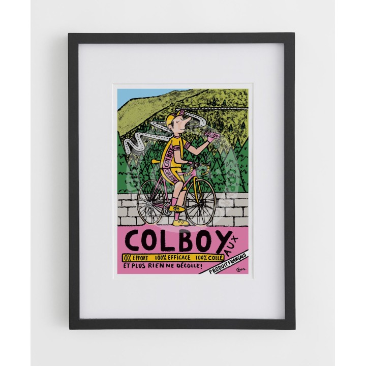AFFICHE "COLLE" - EDITION LIMITEE - COUN | Accessoires et équipements pour vélo