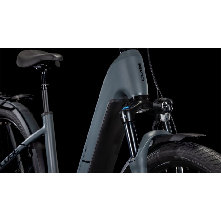 CUBE KATHMANDU HYBRID ONE 800 SHADOWGREY'N'BLACK 2025| Accessoires et équipeme...