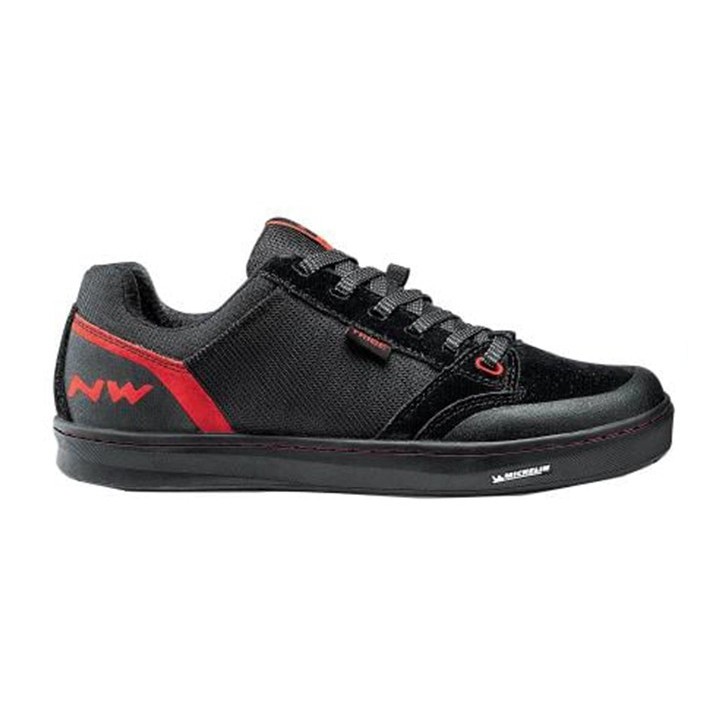 CHAUSSURES VTT NORTHWAVE TRIBE NOIR ROUGE | Accessoires et équipements pour vélo