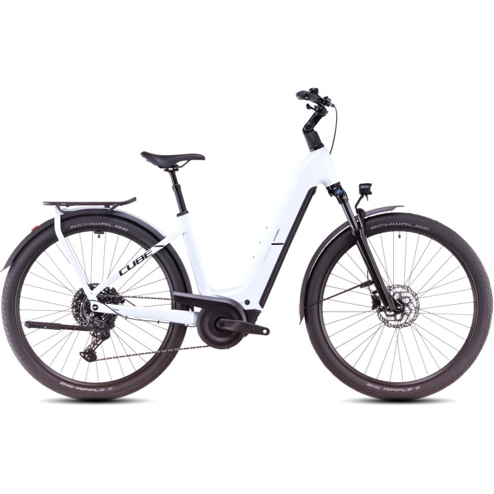 CUBE KATHMANDU HYBRID ONE 600 POLARWHITE'N'BLACK 2025| Accessoires et équipeme...