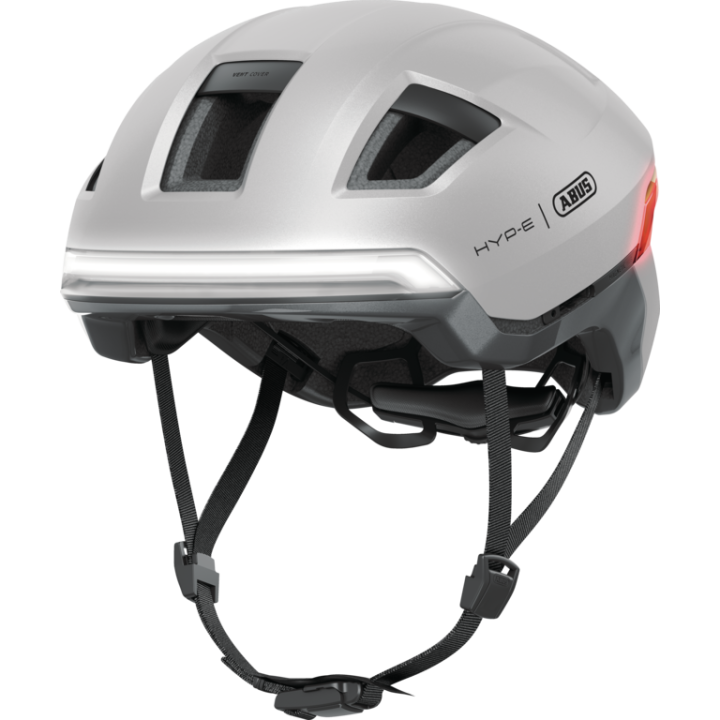 CASQUE ABUS HYP-E GLEAM SILVER| Accessoires et équipements pour vélo