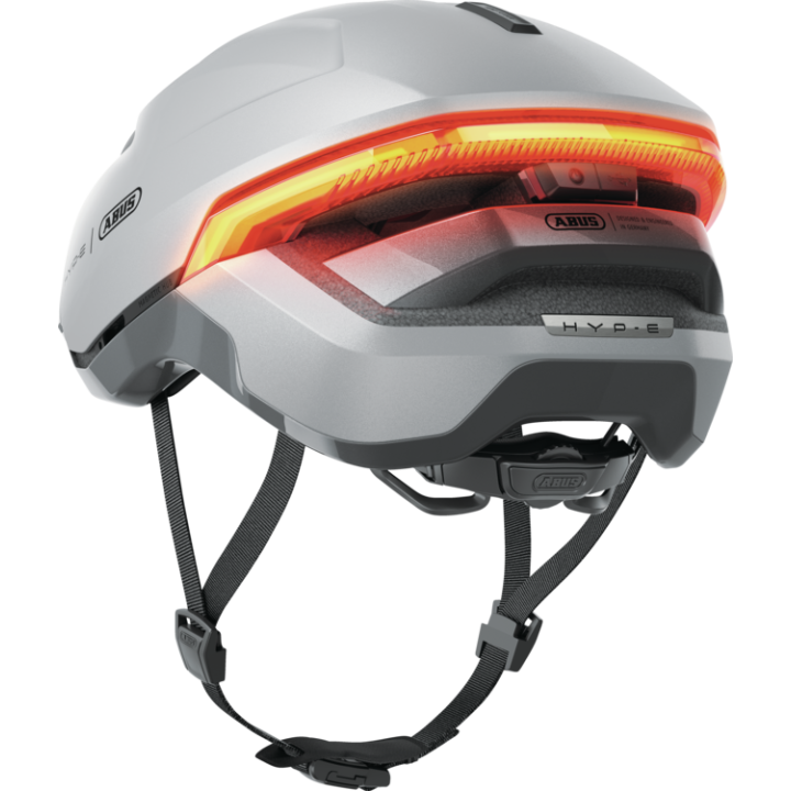 CASQUE ABUS HYP-E GLEAM SILVER| Accessoires et équipements pour vélo