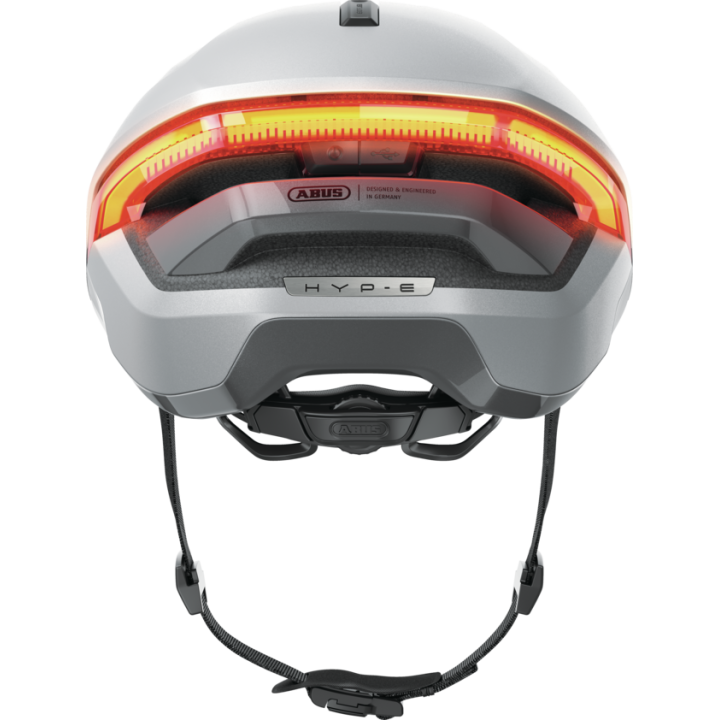 CASQUE ABUS HYP-E GLEAM SILVER| Accessoires et équipements pour vélo