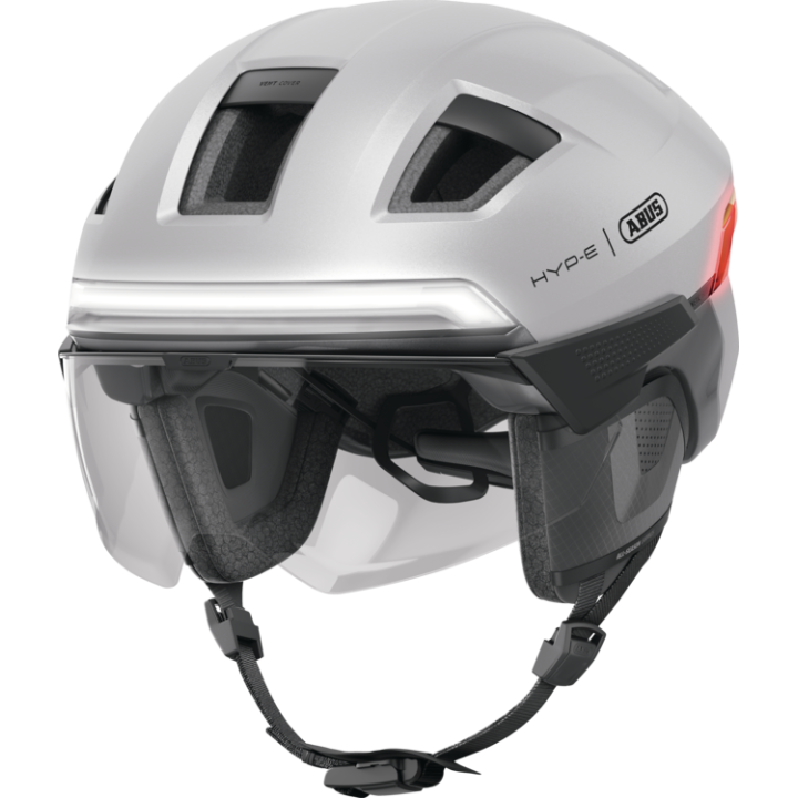 CASQUE ABUS HYP-E ACE GLEAM SILVER| Accessoires et équipements pour vélo