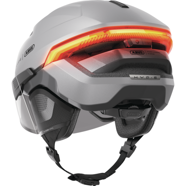 CASQUE ABUS HYP-E ACE GLEAM SILVER| Accessoires et équipements pour vélo