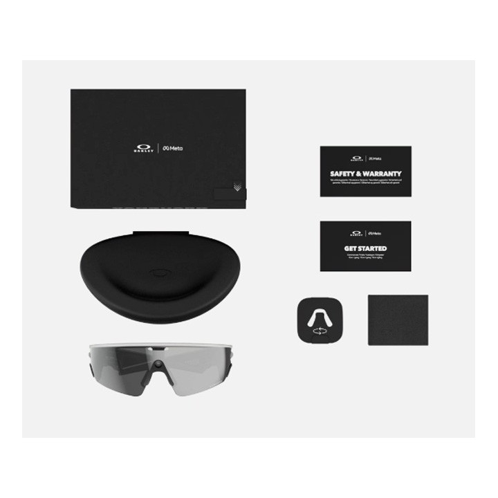 LUNETTES OAKLEY META VANGUARD WHITE PRIZM BLACK | Accessoires et équipements pour vélo