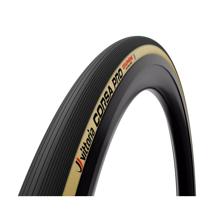 PNEU VITTORIA CORSA PRO TLR 700X26 NOIR BEIGE| Accessoires et équipements pour vélo