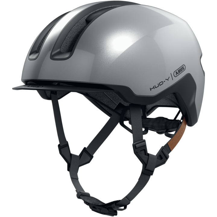CASQUE ABUS HUD-Y GLEAM SILVER| Accessoires et équipements ...