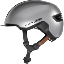 CASQUE ABUS HUD-Y GLEAM SILVER| Accessoires et équipements ...