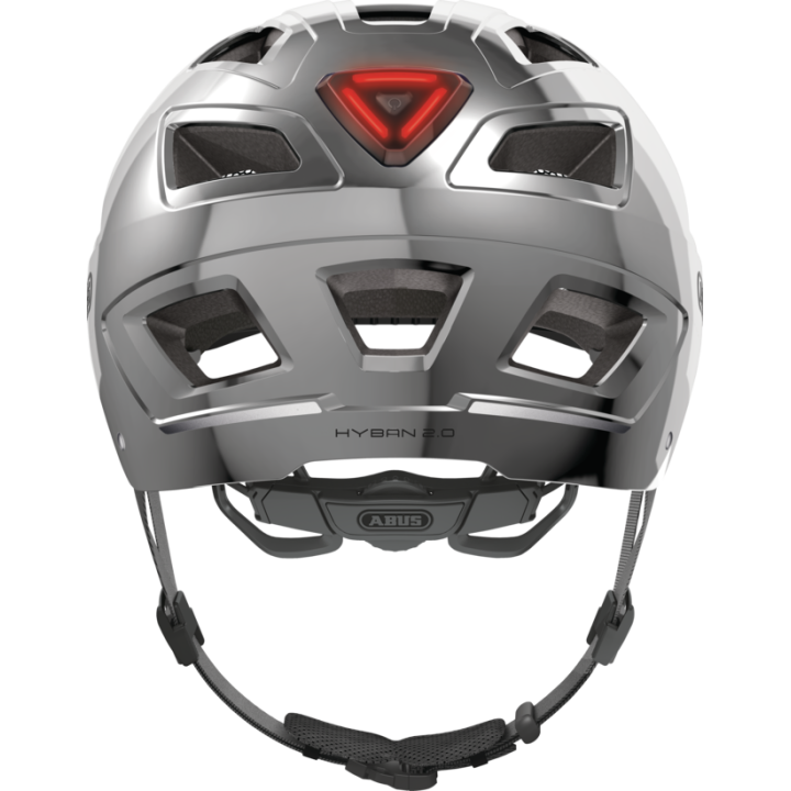 CASQUE ABUS HYBAN 2.0 CHROME SILVER| Accessoires et équipements ...
