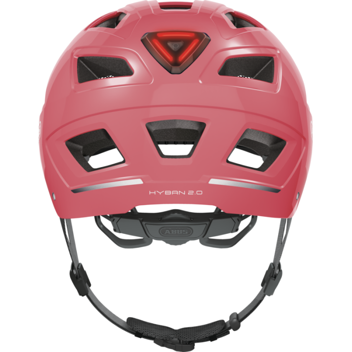 CASQUE ABUS HYBAN 2.0 LIVING CORAL| Accessoires et équipements ...