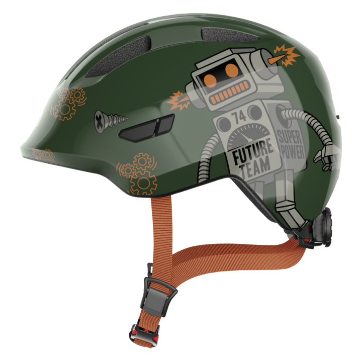CASQUE ABUS SMILEY 3.0 GREEN ROBOT| Accessoires et équipements ...