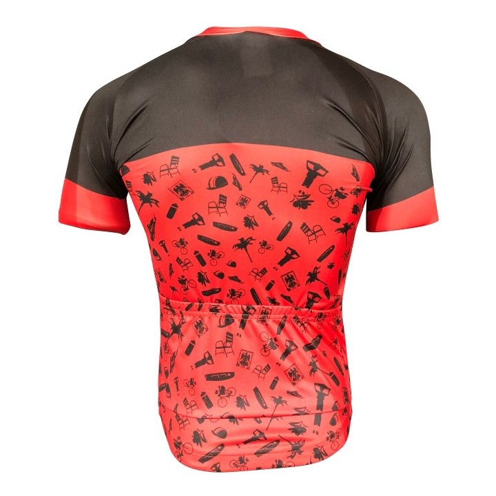 MAILLOT NISSA NOIR/ROUGE